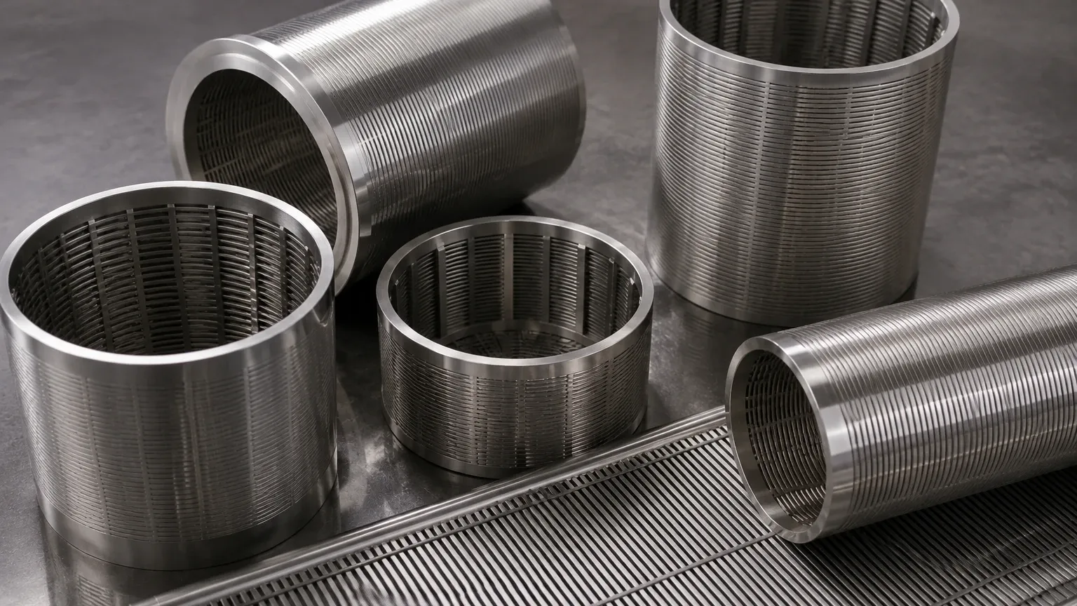 Wedge Wire Dewatering Screen visual guide