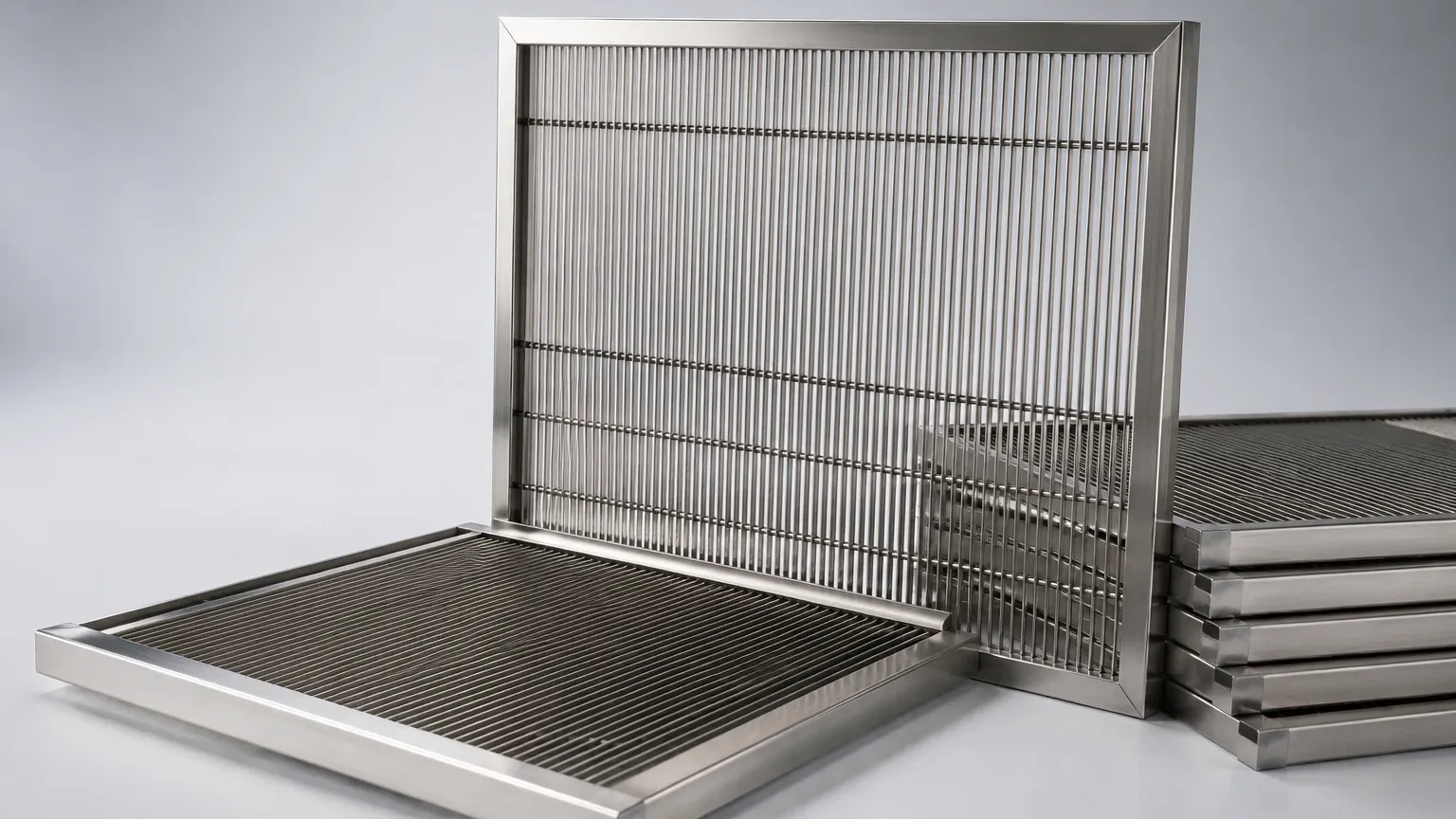 Wedge Wire Flat Panel Screen visual guide
