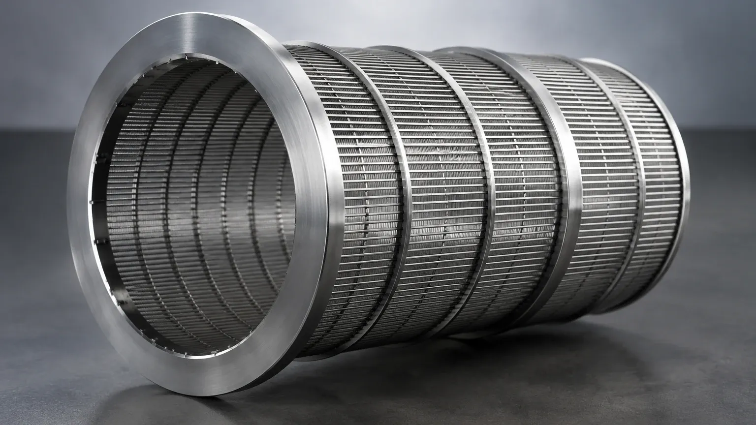 Wedge Wire Rotary Screen visual guide