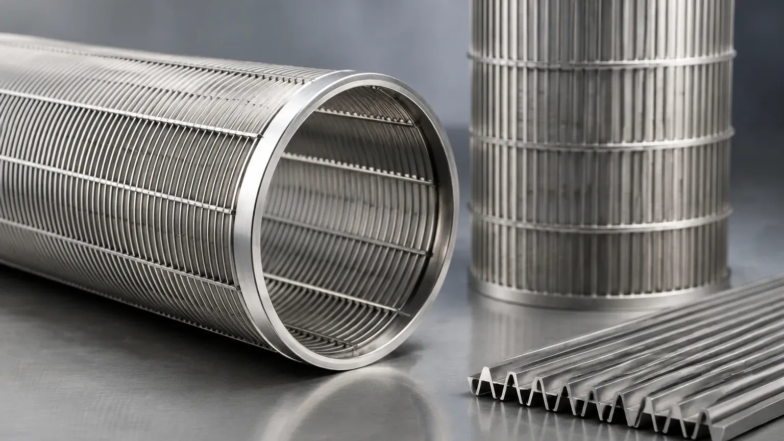 Wedge Wire Screen Open Area visual guide