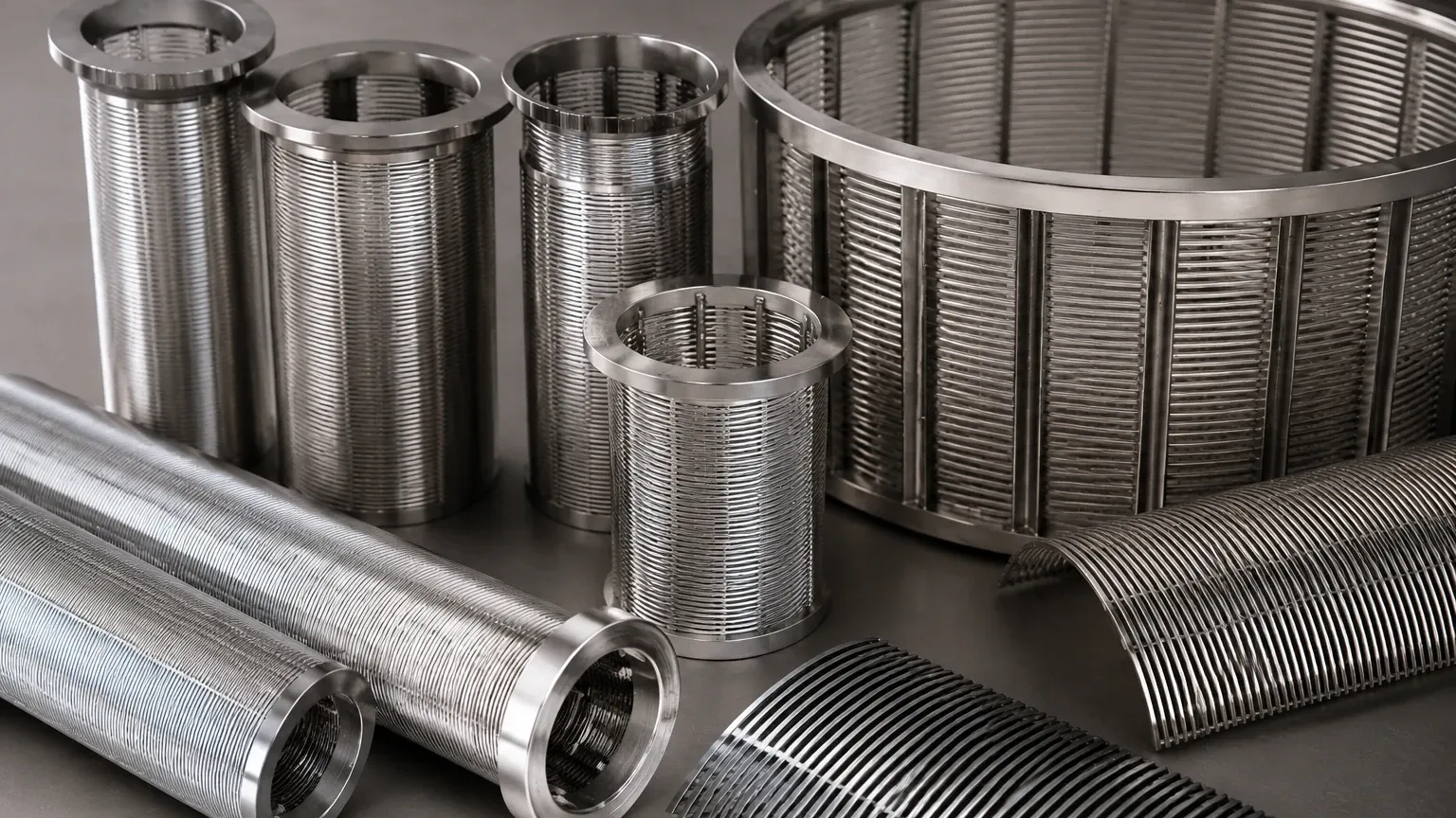 Wedge Wire Static Screen visual guide