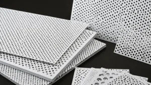 White Perforated Metal visual guide