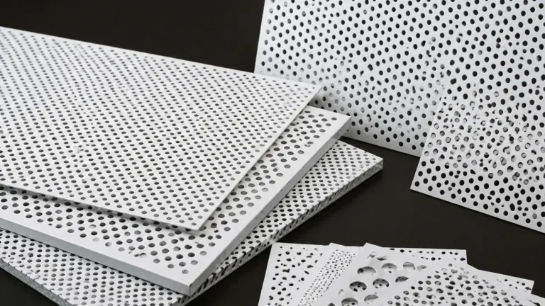 White Perforated Metal visual guide