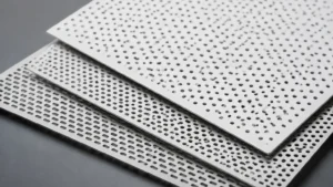 White Perforated Metal Sheet visual guide