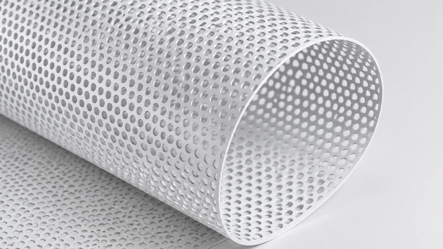 White Perforated Metal Texture White Perforated Metal Texture visual guide