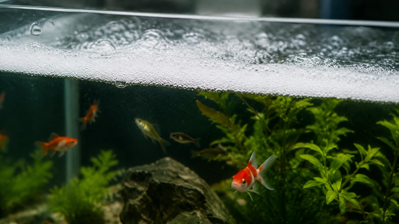 Why Is There Foam in My Fish Tank visual guide