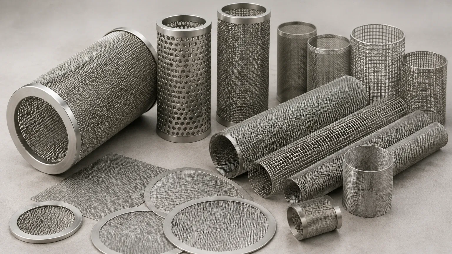 Wire Mesh Filter Sheet visual guide