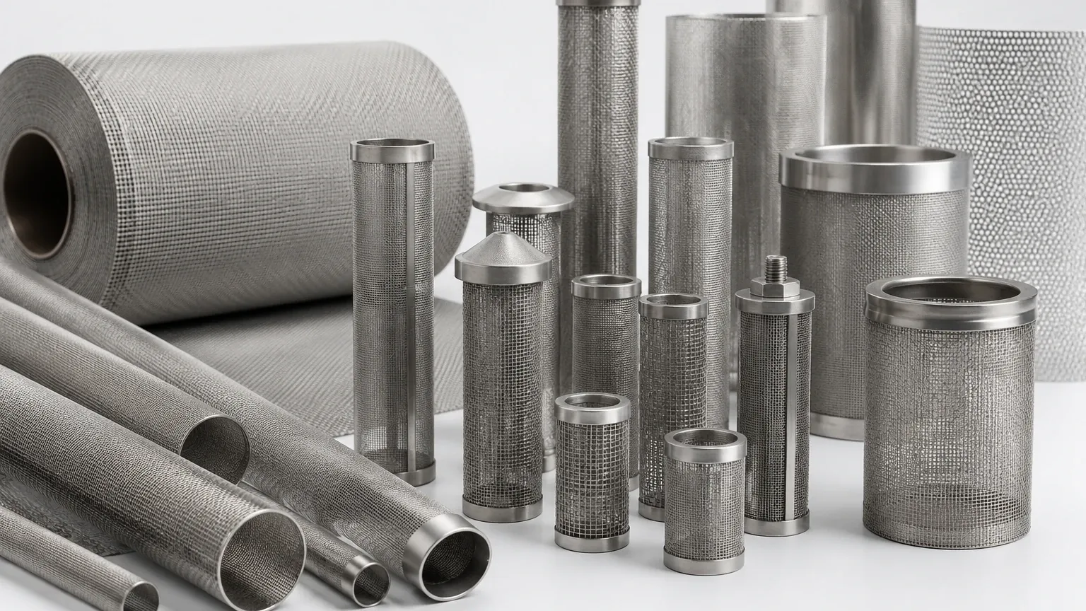 Wire Mesh Filter Size visual guide
