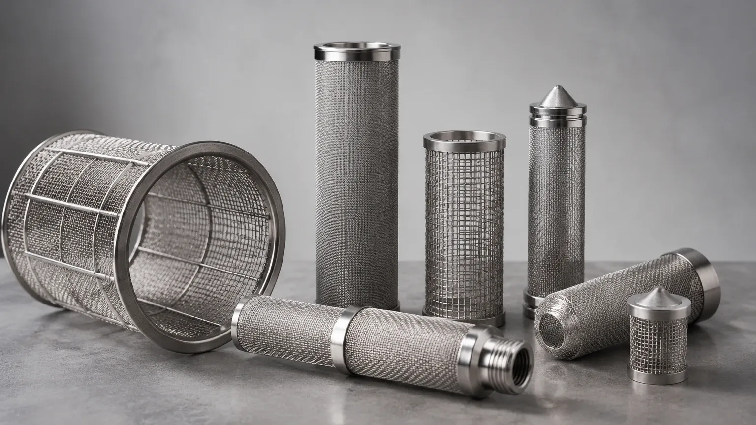 Wire Mesh Filter Strainer visual guide
