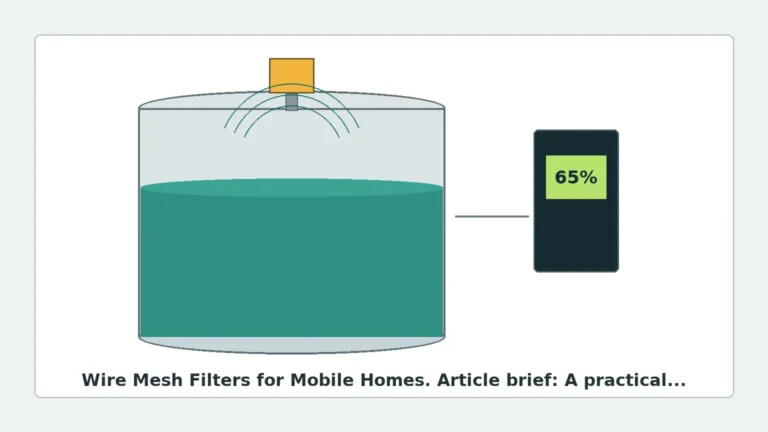 Wire Mesh Filters for Mobile Homes industrial level measurement guide