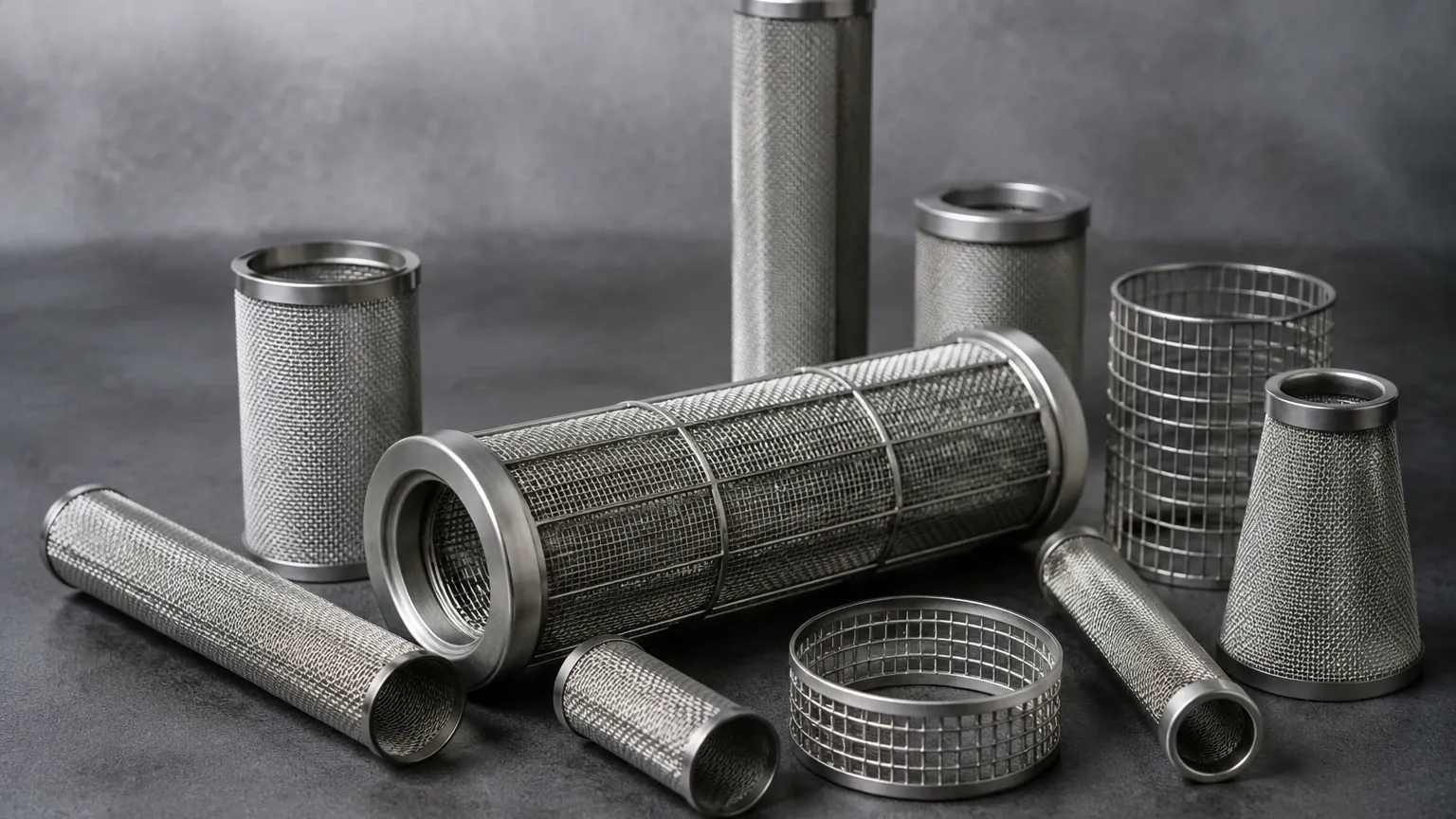 Wire Mesh Water Filter visual guide