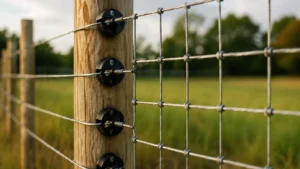 Woven Wire Electric Fence Insulators visual guide