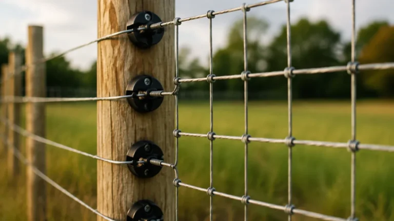 Woven Wire Electric Fence Insulators visual guide