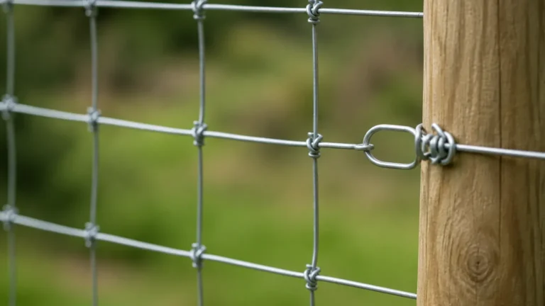 Woven Wire Fence Attachment visual guide
