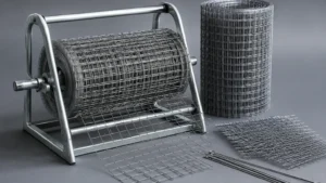 Woven Wire Fence Dispenser visual guide