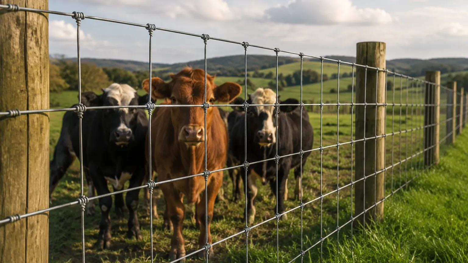 Woven Wire Fence for Cattle Woven Wire Fence for Cattle visual guide