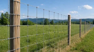 Woven Wire Fence Height visual guide