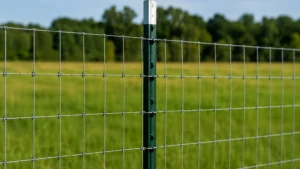 Woven Wire Fence T Post visual guide