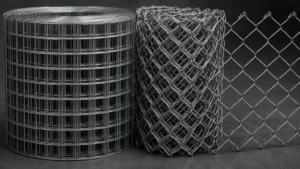Woven Wire Fence vs Chain Link visual guide