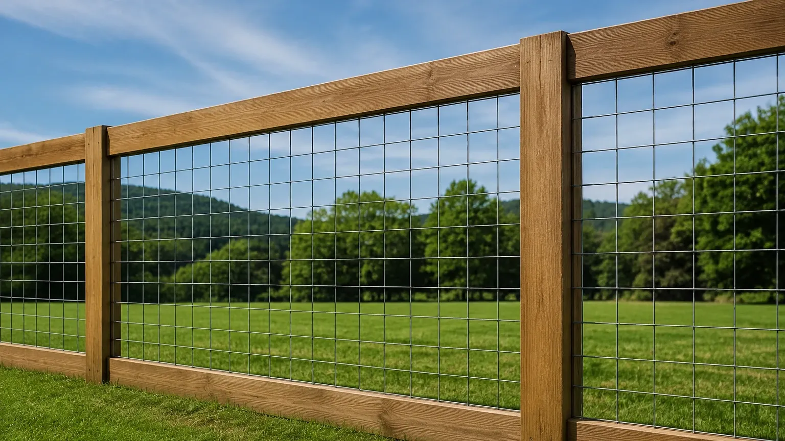 Woven Wire Fence with Top Board Woven Wire Fence with Top Board visual guide