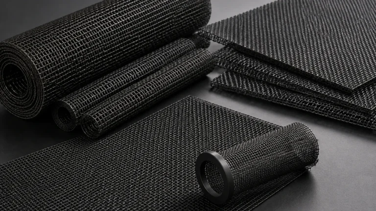 Woven Wire Mesh Black visual guide