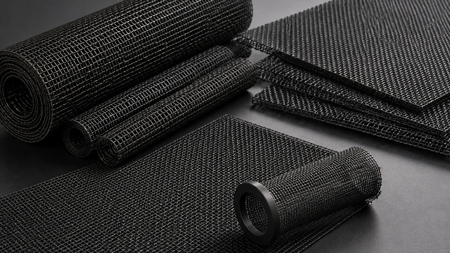 Woven Wire Mesh Black Woven Wire Mesh Black visual guide