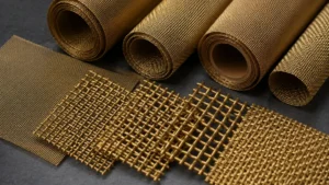 Woven Wire Mesh Brass visual guide