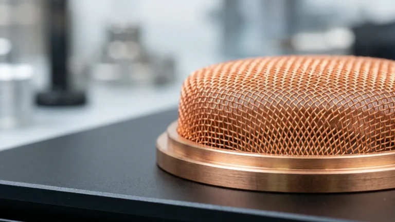 Woven Wire Mesh Copper visual guide