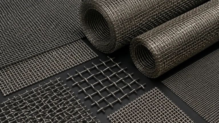 Woven Wire Mesh Material visual guide