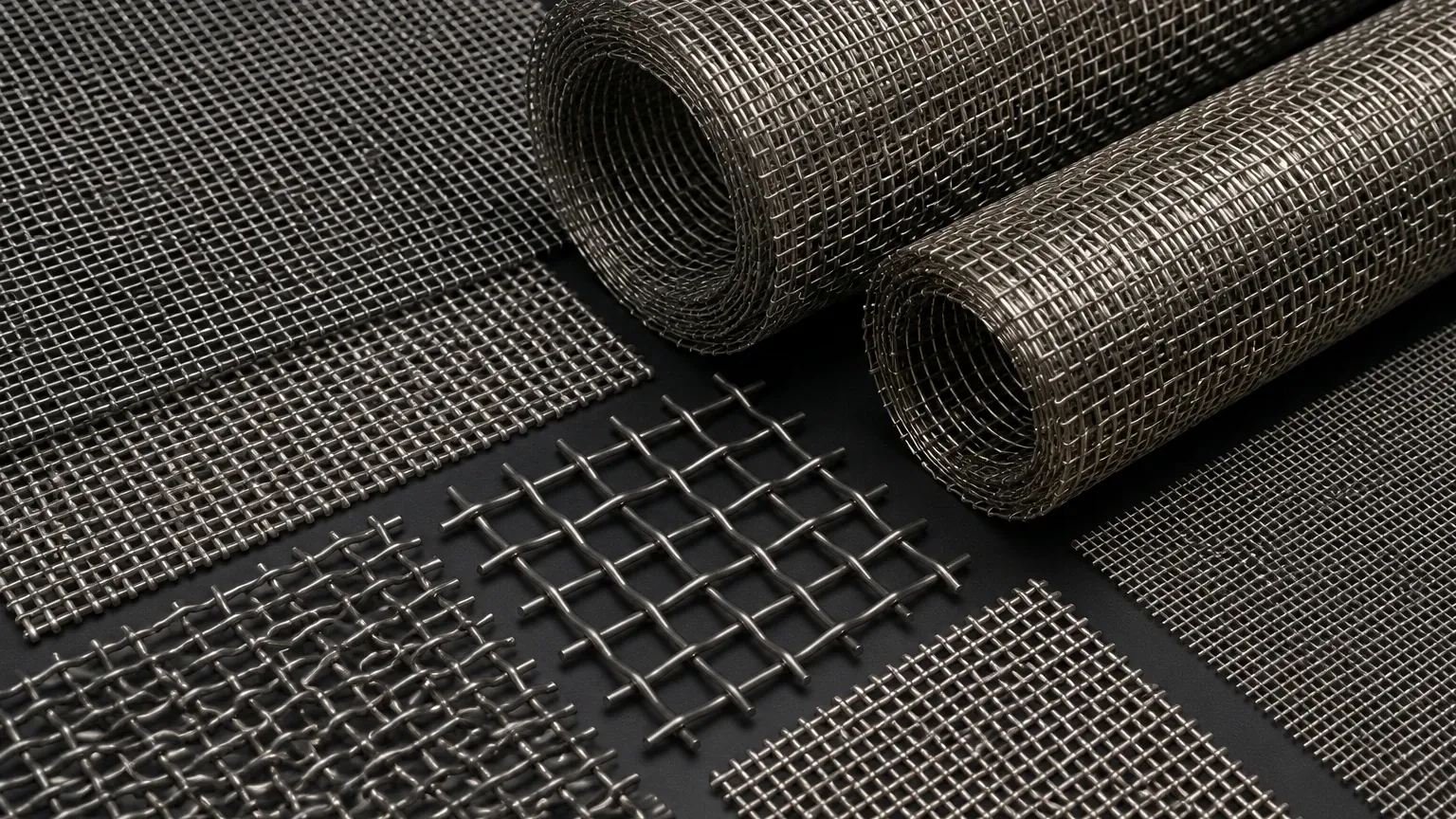 Woven Wire Mesh Material Woven Wire Mesh Material visual guide
