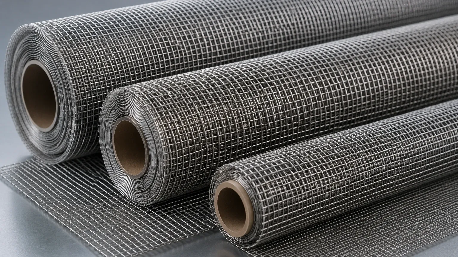 Woven Wire Mesh Rolls visual guide