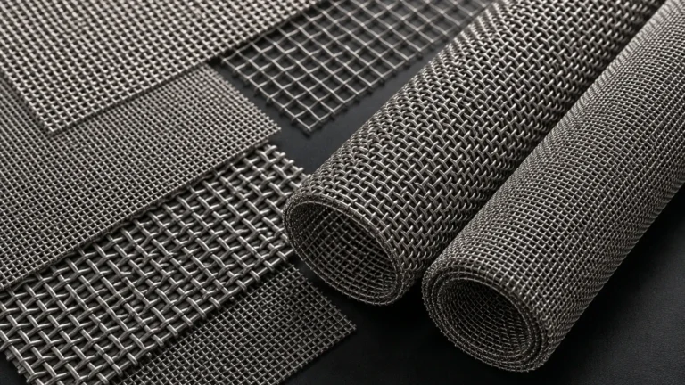 Woven Wire Mesh Texture visual guide