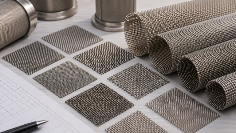 Woven Wire Mesh Weight Calculator visual guide
