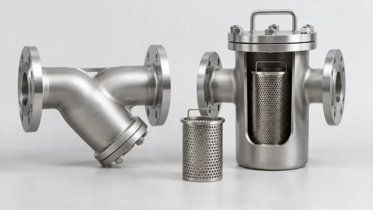 Y Strainer vs Basket Strainer visual guide
