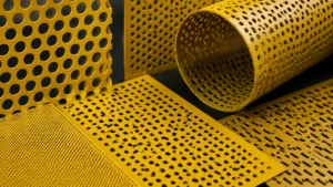 Yellow Perforated Metal visual guide