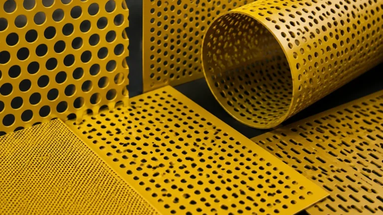 Yellow Perforated Metal visual guide