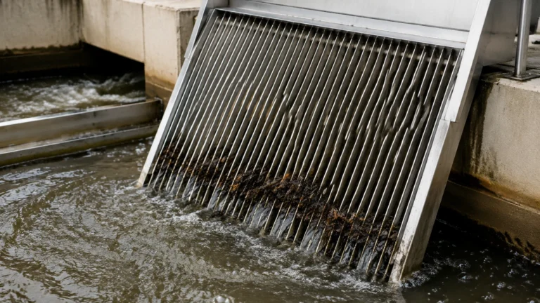 Bar Screen in Wastewater Treatment visual guide