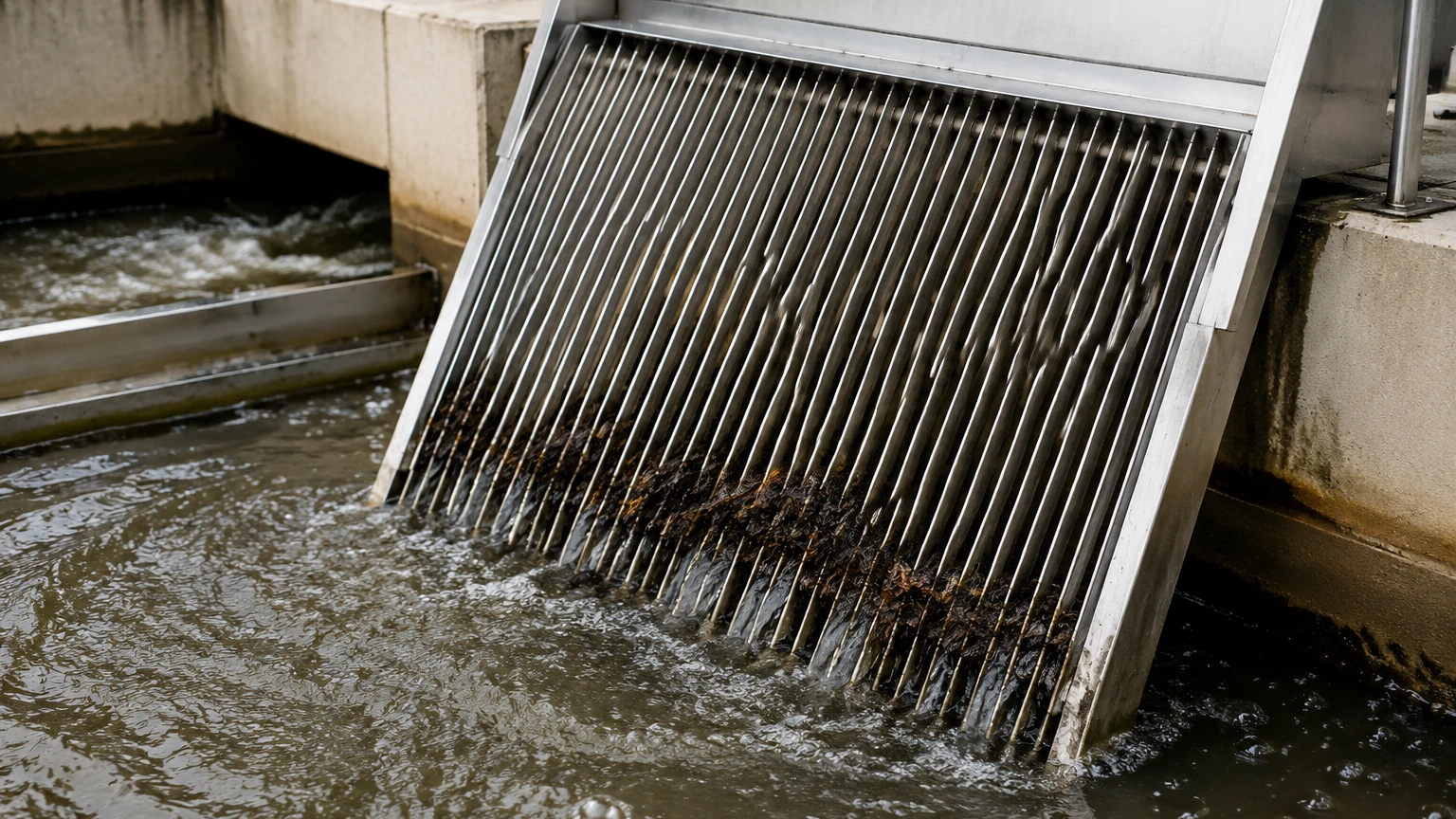 Bar Screen in Wastewater Treatment visual guide