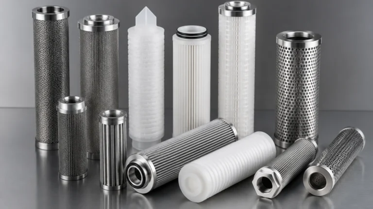 Cartridge Filter Types visual guide