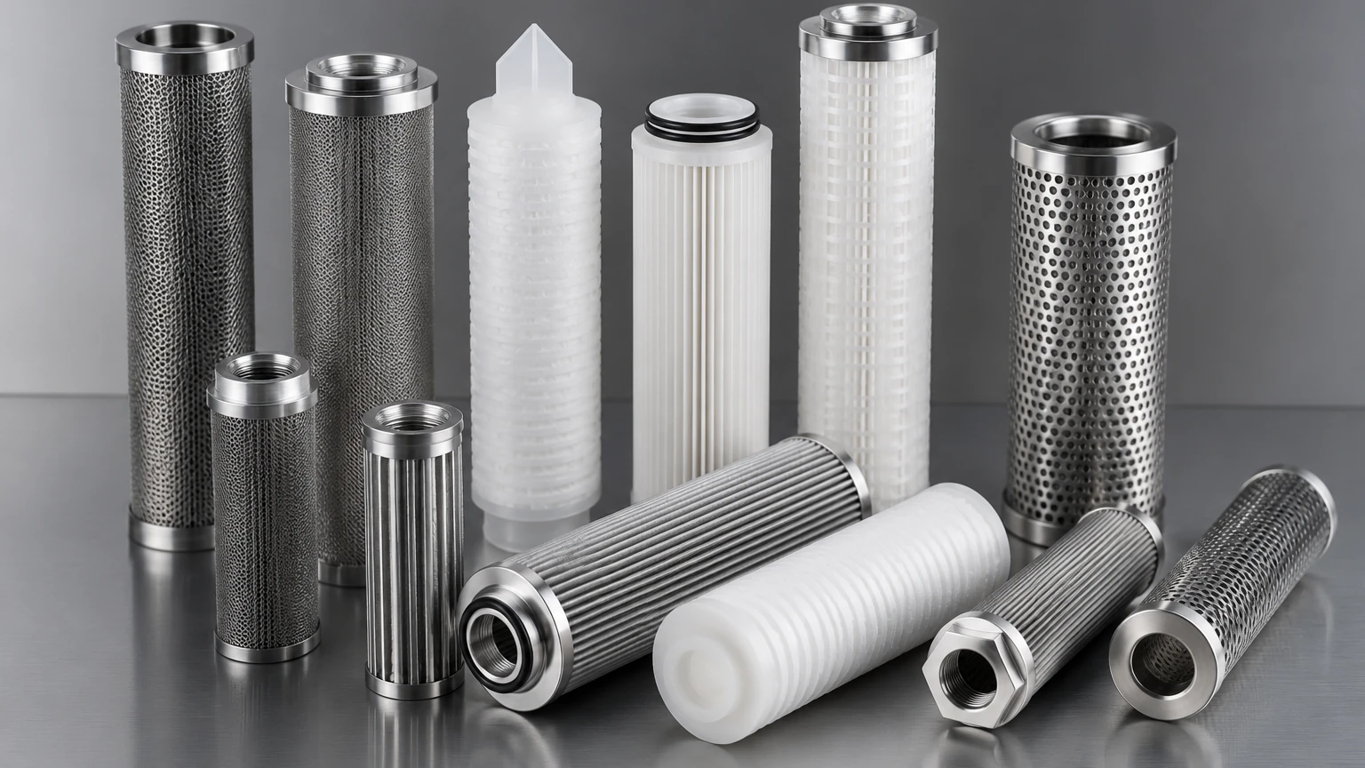 Cartridge Filter Types visual guide