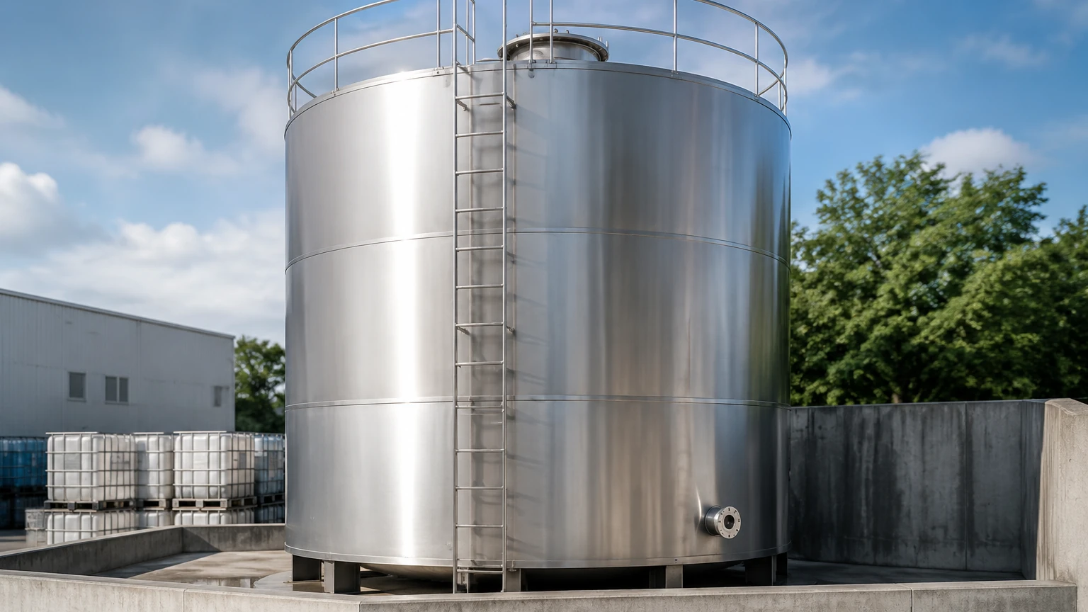 Chemical Holding Tank visual guide