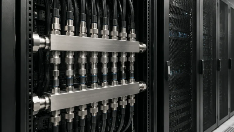 Data Center Liquid Cooling Rack Manifold visual guide
