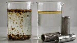 Filter Oil from Water visual guide
