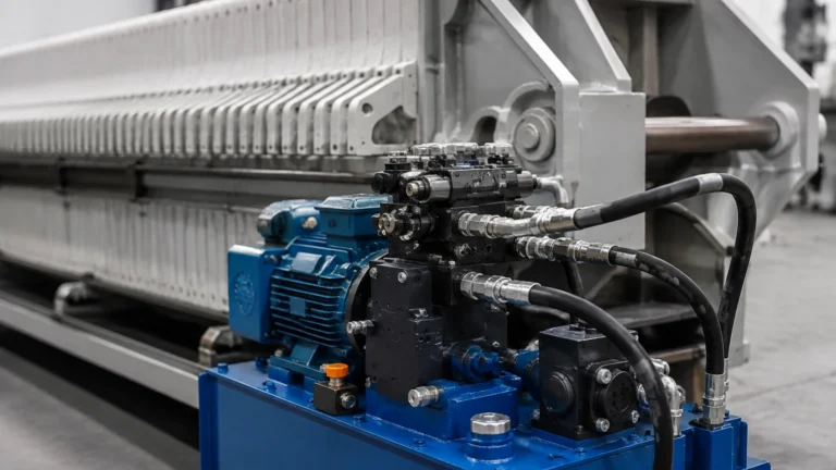 Filter Press Hydraulic System visual guide