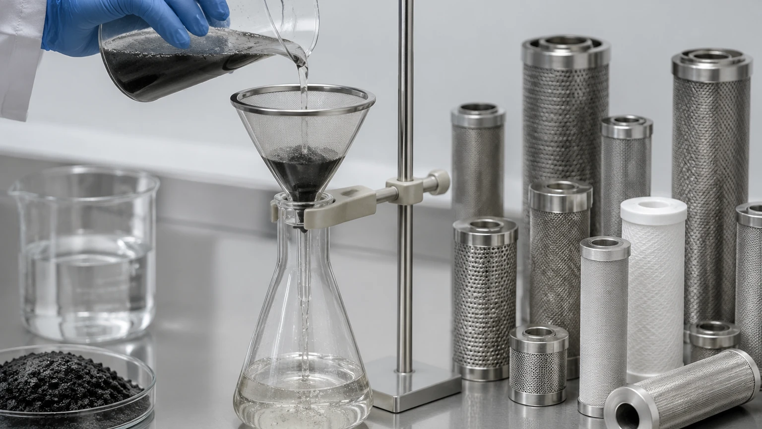 Filtration Procedure to Remove Waste visual guide