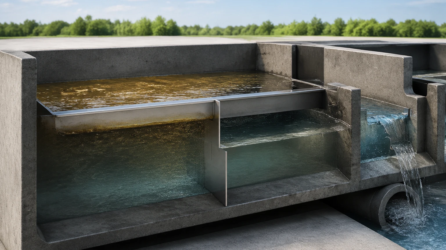 Gravity Oil Water Separator visual guide