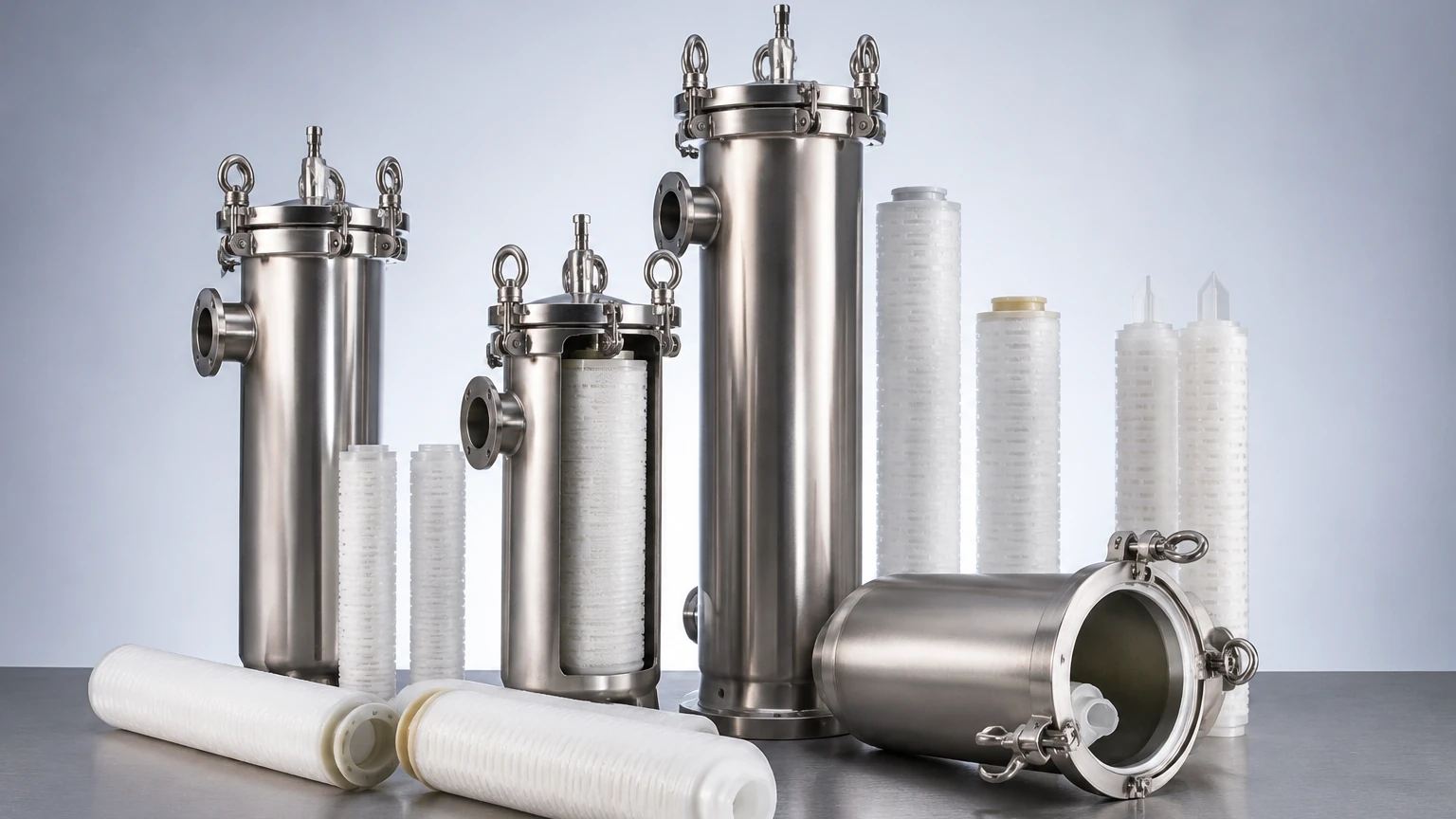 High Flow Cartridge Filter Housing visual guide