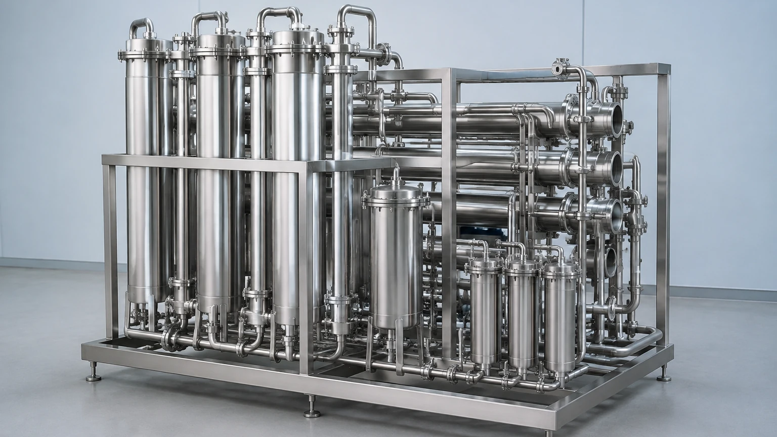 High Purity Water Process Skid High Purity Water Process Skid visual guide