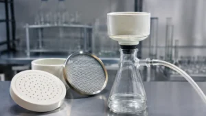 Hirsch Funnel Vacuum Filtration visual guide