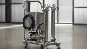 Hydraulic Filter Cart visual guide